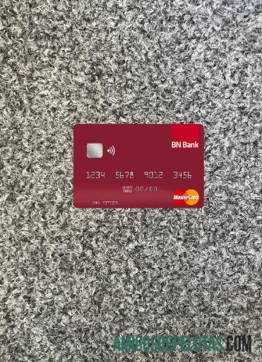 Noruega BN Bank ASA Mastercard Photolook Front exemplo real
